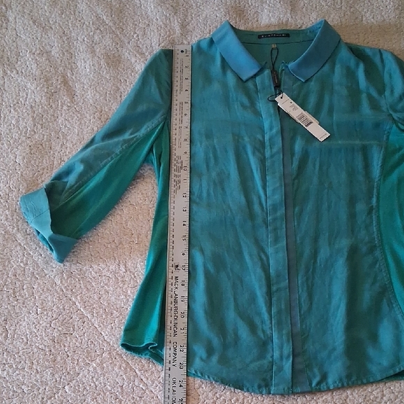 New Elie Tahari Turquoise Blazer - Picture 6 of 8
